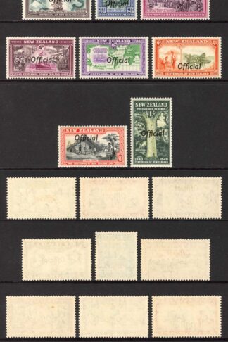 New Zealand SGO141/51 Set of 11 M/M Cat 225 pounds