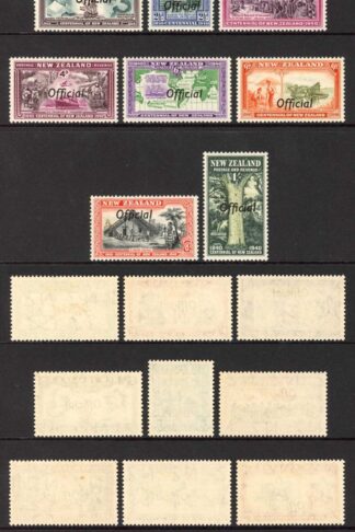 New Zealand SGO141/51 Set of 11 M/M Cat 225 pounds