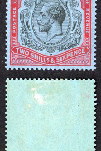 Bermuda SG89 2/6 Black and carmine/pale blue M/M Cat 65 pounds