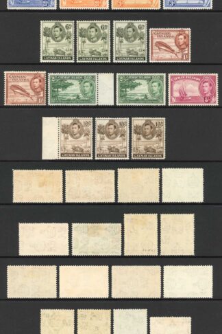 Cayman Is SG115/126a Plus Shades and Perfs M/M Cat 293.95 pounds