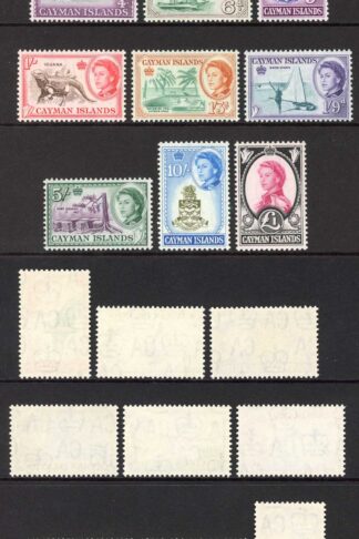 Cayman Is SG165/79 1962 Set of 15 U/M Cat 110 pounds