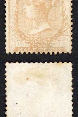 Malta SG3a 1/2d Pale Buff No Wmk regummed Cat 850 pounds