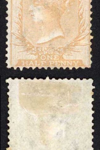 Malta SG4 1/2d Buff Wmk CC Re-gummed Cat 130 pounds