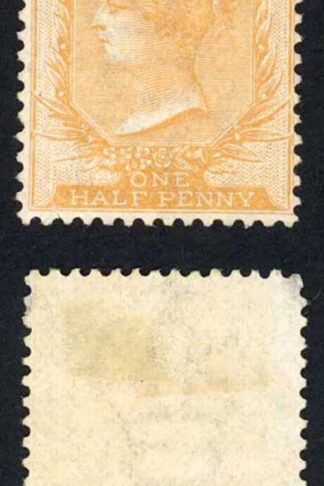 Malta SG10 1/2d Yellow-Buff Wmk CC No Gum Cat 95 pounds