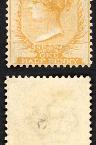 Malta SG10 1/2d Yellow-Buff Wmk CC re-gummed Cat 95 pounds