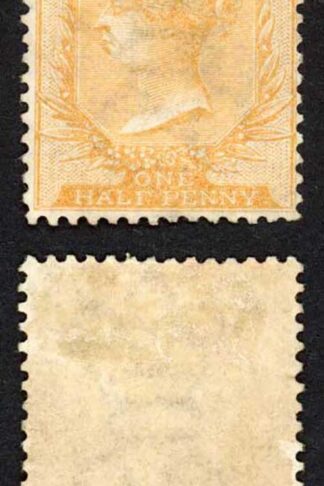 Malta SG10 1/2d Yellow-Buff Wmk CC re-gummed Cat 95 pounds
