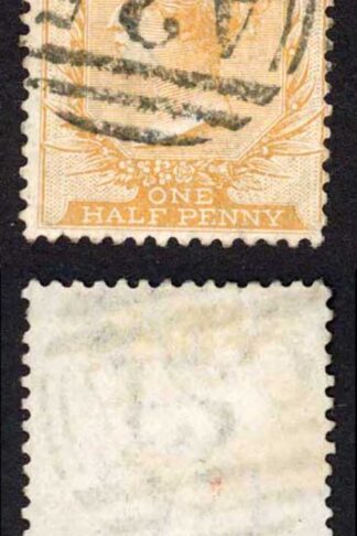 Malta SG4 1/2d Buff Wmk CC Cat 75 pounds