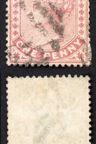 Malta SG21 1d Rose used Cat 30 pounds