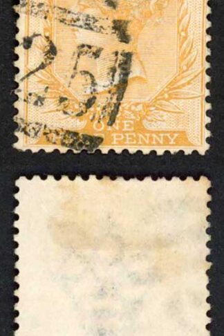 Malta SG18 1/2d Orange-Yellow Wmk CA Fine Used Cat 40 pounds