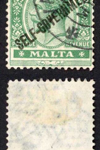 Malta SG115 1/2d Wmk Script CDS used Cat 16 pounds