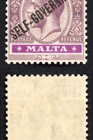 Malta SG119 6d Wmk Script M/M Cat 28 pounds