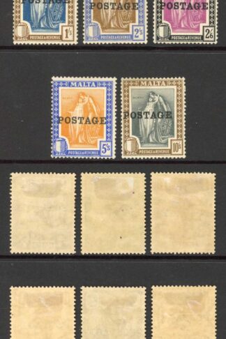 Malta SG143/56 Set of 14 M/M Cat 120 pounds