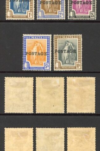 Malta SG143/56 Set of 14 M/M Cat 120 pounds