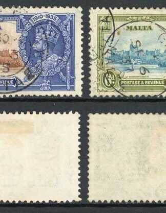 Malta SG210/3 1935 Silver Jubilee Fine used Cat 45 pounds