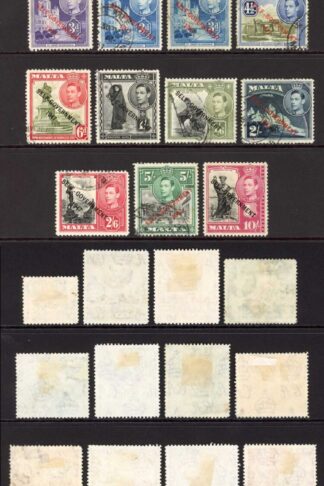 Malta SG234/48 Set of 21 fine used Cat 40 pounds