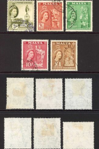 Malta SG266/82 Set of 17 Cat 65 pounds