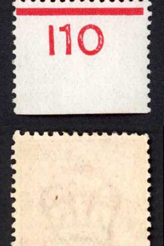 KEVII 1d Scarlet I10 Co-extensive Rule M/M