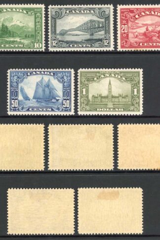 Canada SG281/85 The top values M/M with Fresh Colours Cat 502 pounds