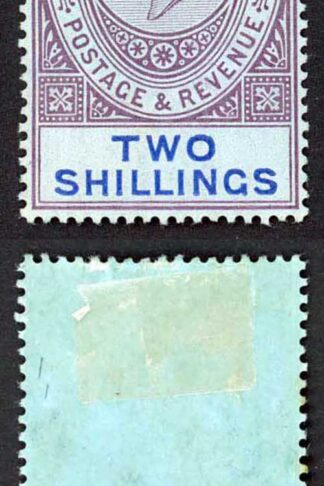 Gibraltar SG82 2/- Wmk Mult CA M/M Cat 30 pounds