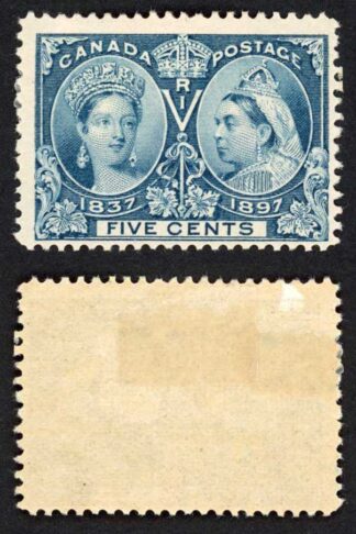 Canada SG127 5c Slate-blue 1897 Jubilee Fresh Colour M/M Cat 60 Pounds