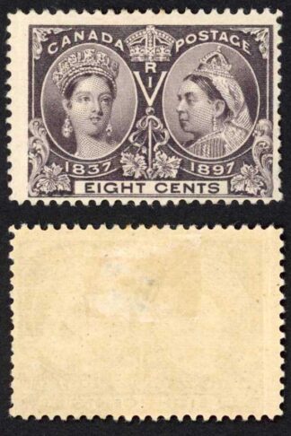Canada SG130 8c Slate-violet 1897 Jubilee Fresh Colour M/M Cat 55 Pounds