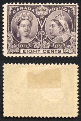 Canada SG130 8c Slate-violet 1897 Jubilee Fresh Colour M/M Cat 55 Pounds