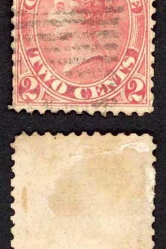 Canada SG44 2c Rose Red used Cat 225 Pounds