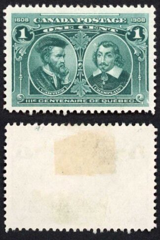 Canada SG189 1c Blue-green Fresh Colour Mint (No Gum) Cat 35 Pounds