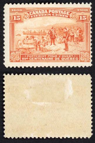 Canada SG194 15c Brown orange Fresh Colour M/M (Gum thin) Cat 130 Pounds
