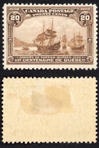 Canada SG195 20c Dull Brown Fresh Colour M/M Cat 160 Pounds