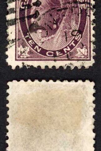 Canada SG149 10c Brownish purple Fresh Colour used Cat 80 Pounds