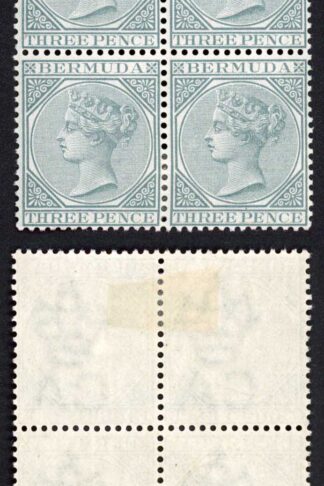 Bermuda SG28 3d Grey Fresh Colour M/M Cat 92++ Pounds