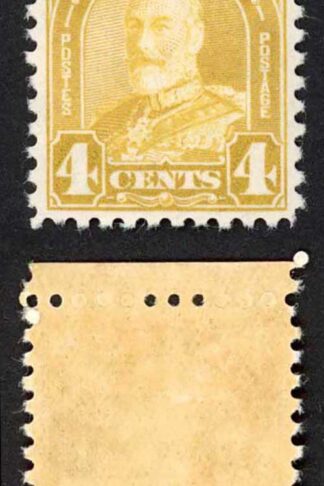 Canada SG294 4c yellow-bistre Perf 11 Fresh Colour M/M Cat 15 Pounds