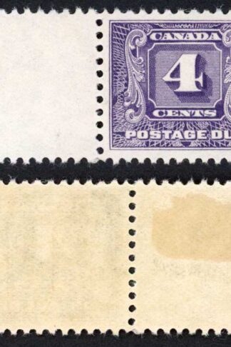 Canada SGD11 4c Post Due Fresh Colour U/M Cat 20+++ Pounds