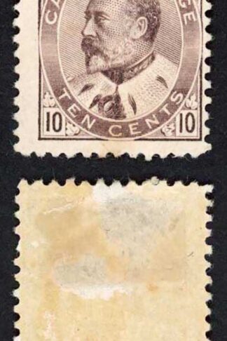 Canada SG182 10c Brown-lilac Fresh Colour M/M Cat 160 Pounds