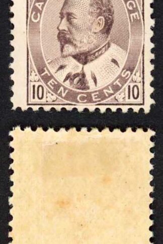 Canada SG182 10c Brown-lilac Fresh Colour M/M Cat 160 Pounds
