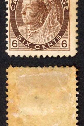 Canada SG159 6c Brown M/M (toned) Cat 110 Pounds