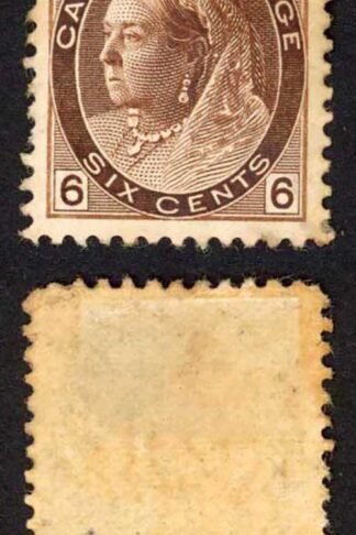 Canada SG159 6c Brown M/M (toned) Cat 110 Pounds