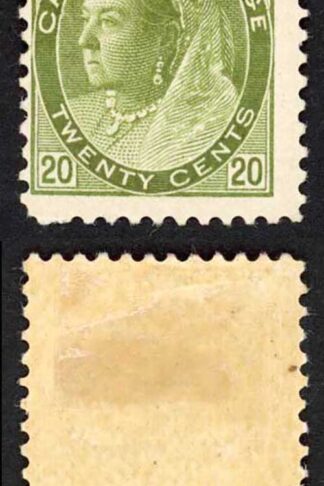 Canada SG165 20c Olive-green Fresh Colour M/M Cat 325 Pounds