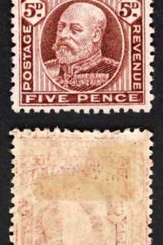 New Zealand SG397 5d Brown Perf 14 line Fresh Colour M/M Cat 26 pounds