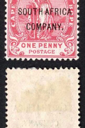 Rhodesia SG59 1d rose-red Fresh Colours M/M Cat 23 pounds