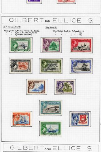 Gilbert and Ellice KGVI Fine Used Collection Cat 105.05 Pounds