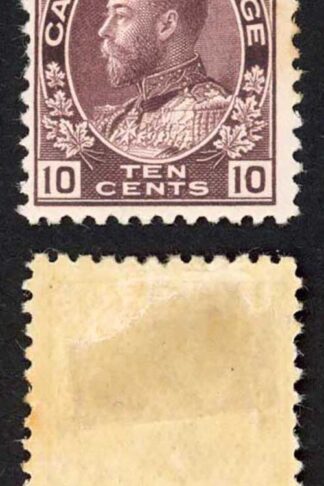 Canada SG210 10c Brownish Purple Fresh Colour M/M Cat 100 pounds
