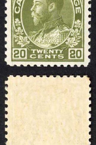 Canada SG212 20c Olive Fresh Colour U/M MNH Unitrade Cat 480 Dollars