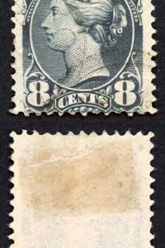 Canada SG119 8c Slate-purple Fresh Colour Cat 15 pounds