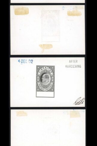 Gibraltar KEVII High Value Master Die Proof Both Before and After Hardening RARE