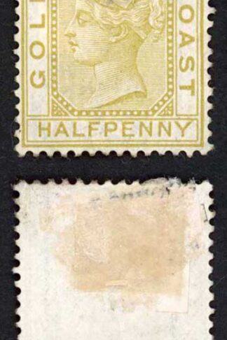 Gold Coast SG4 1/2d Wmk CC Mint (no gum) Cat 110 pounds