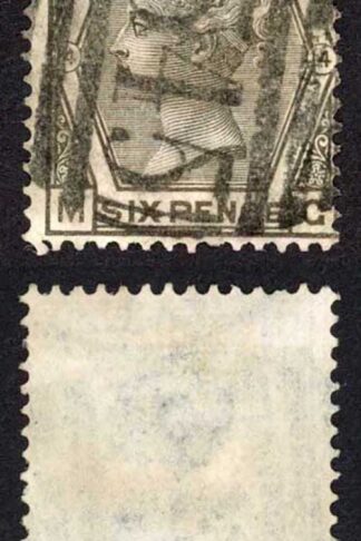 SG147 6d Grey Plate 14 Cat 90 pounds