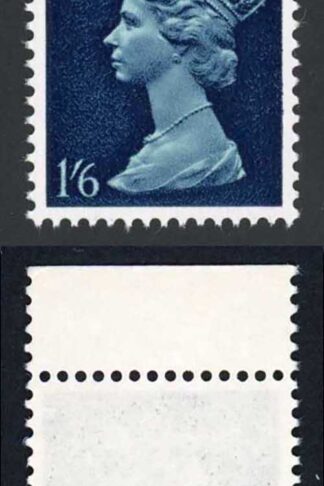 SG743y 1/6 Gum Arabic Greenish Blue and Deep Blue PHOSPHOR Omitted U/M