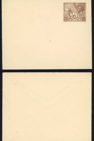 KGV 1925 Wembley 1 1/2 Envelope Mint